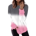 thumbnail image 1 of DondPO Hoodies for Women Long Sleeve Shirts Plus Size tops Casual Blouses for Women Crewneck Loose T Shirts Trendy Tunics Sweatshirt for Women Oversized Sweatshirt for Women White S, 1 of 5