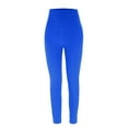 thumbnail image 1 of DondPO Leggings For Women Women's Four Seasons Breathable Yoga Clothing Fitness Suit Sports Yoga Pants Yoga Pants Workout Yoga Pants Blue M, 1 of 5