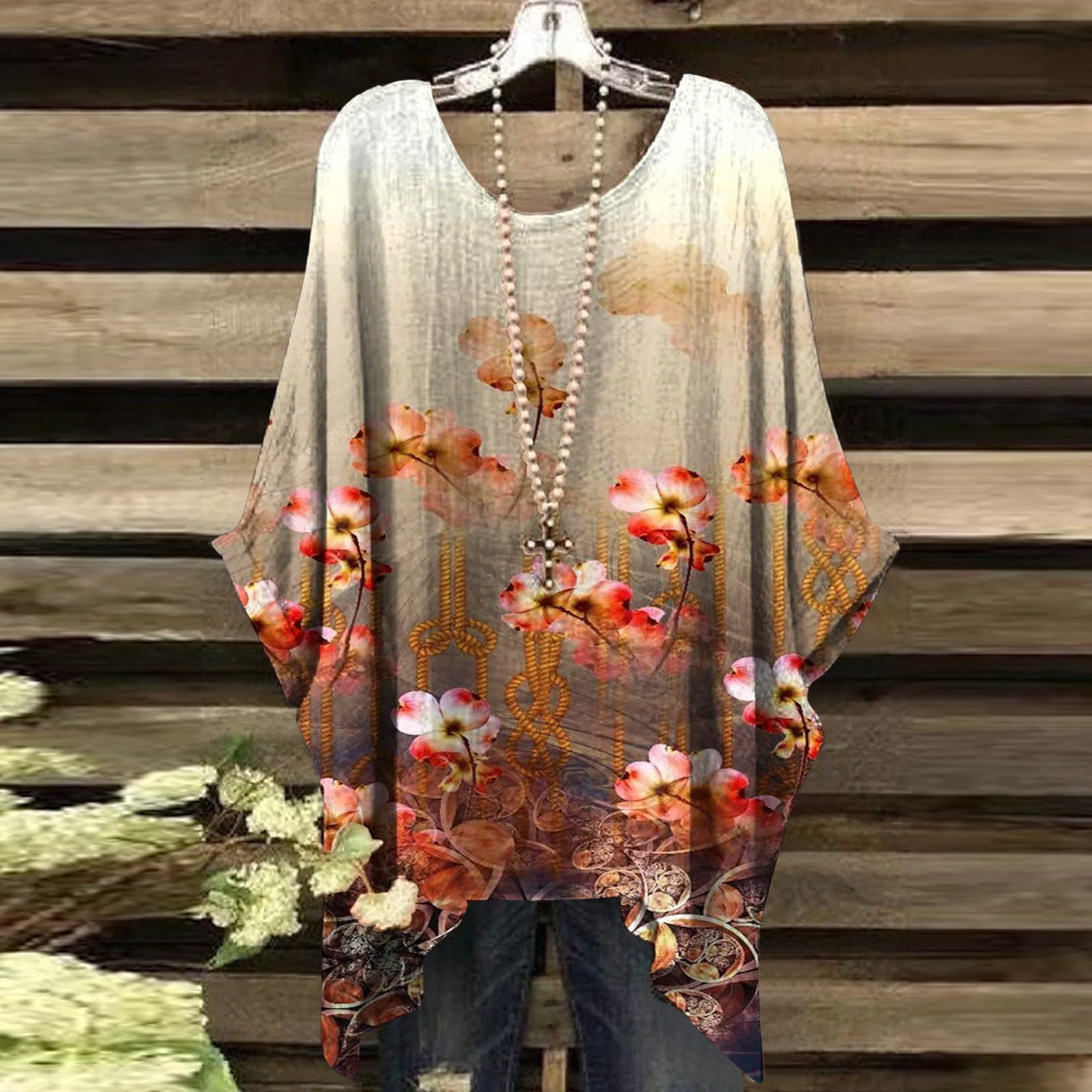 DondPO Long Sleeve Shirts for Women Sweatshirt for Women Casual Tunic ...