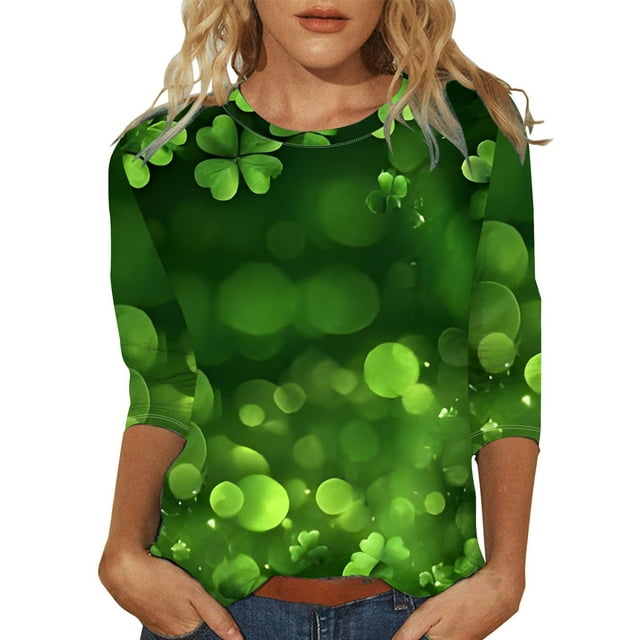 womens st patricks day blouse