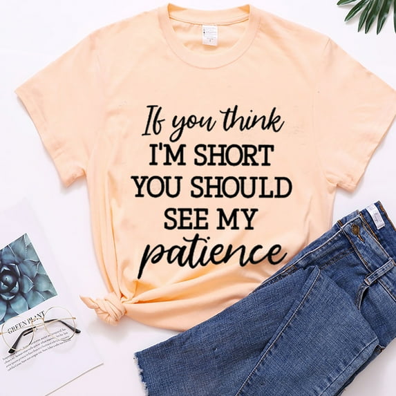 DondPO Tshirts Shirts for Women Short Sleeve Shirts Short Tops Casual Womens Solid Sleeve Color Print Women's T-Shirts Womens Tops Graphic Tees Beige 3XL