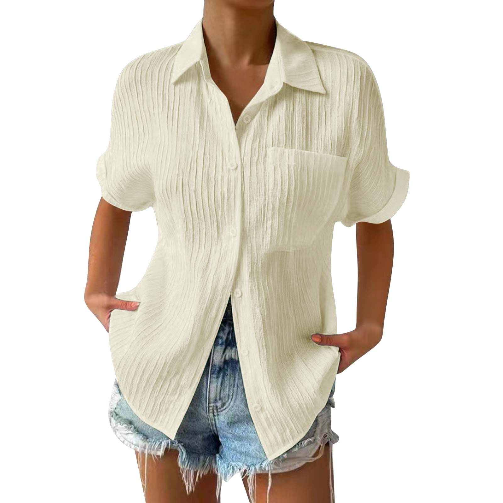 DondPO Tshirts Shirts for Women Short Sleeve Shirts Women'S Summer ...