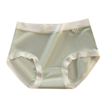 DondPO Underwear for Women Japanese Women's Underwear with Soft Fabric Comfortable and Breathable. Stretchy Bikini Panties Panties for Women Green L Clearance！