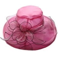 thumbnail image 1 of DondPO Wedding Hat Women's Vintage Floral Mesh Sun Hat Beach Sun Hat With Sun Women Church Hats Derby Hats, 1 of 4