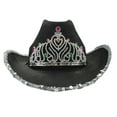 thumbnail image 1 of DondPO Western Cowgirl Hat Women's Sequin Crown Cowboy Hat Western Cowboy Hat Cowboy Hat Straw Cowboy, 1 of 5