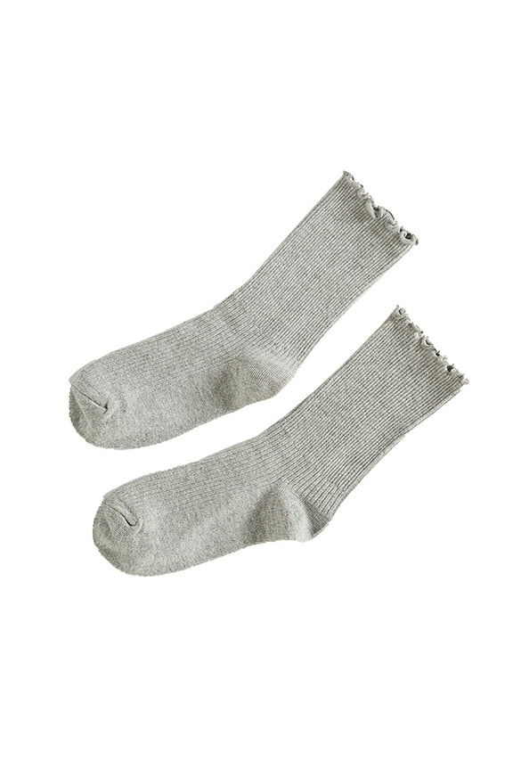 Women Slouch Socks Stacking Socks Japanese Autumn And Winter Cotton Thin Lady Socks Knee High Socks Thin Crew Socks for Women