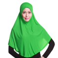 thumbnail image 1 of DondPO Women's Muslin Hijab Head Scarf Undercap Hijab Hijab Cap For Women Stretchy Head Scarf For Women Sports Hijab Hijab Caps Plain Under Scarf Chiffon Hijab Green, 1 of 4