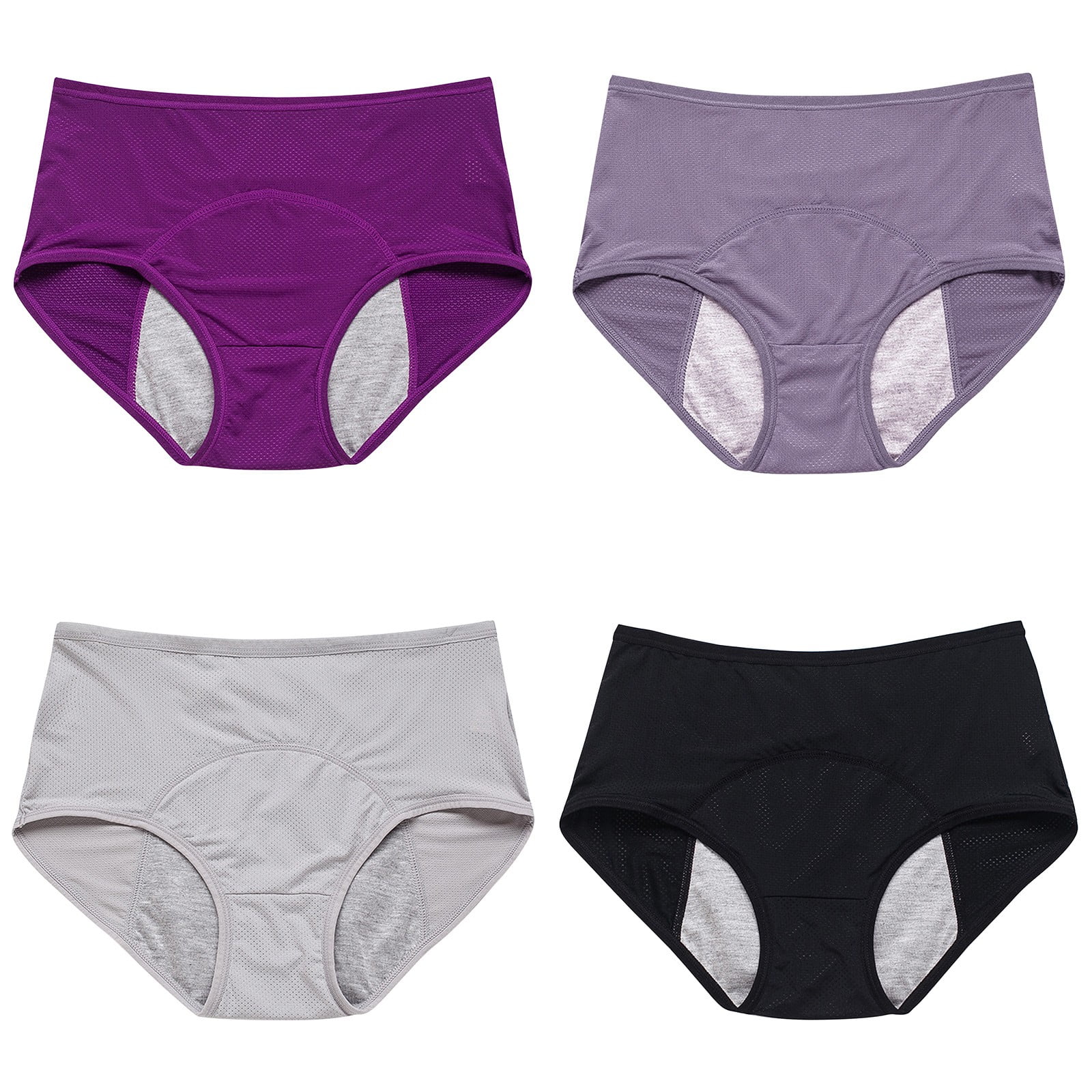 DondPO Womens Underwear Women's Mesh Breathable And Leak Proof Physiological Pants Before And