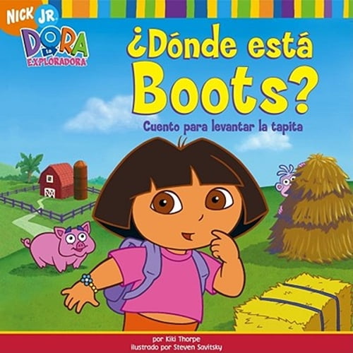 Pre-Owned ¿Dónde está Boots? (Where Is Boots?): Cuento para levantar la tapita (A Lift-the-Flap Story) (Dora the Explorer) (Spanish Edition) (Paperback) 1416906215 9781416906216