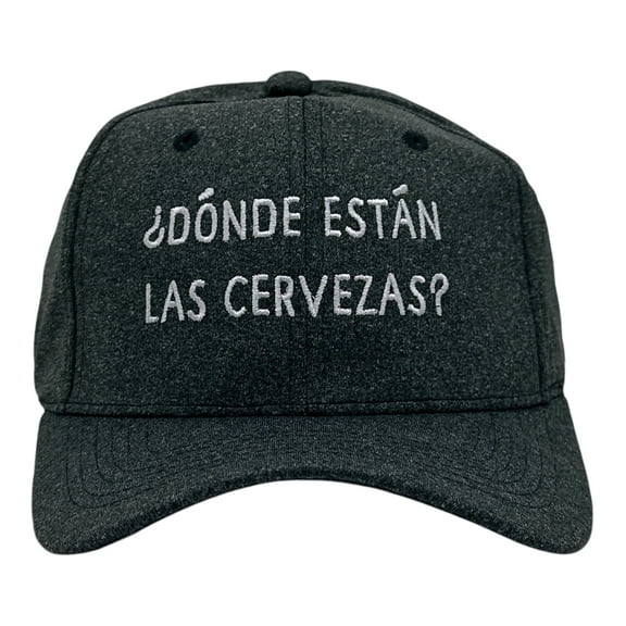 Donde Estan Las Cervezas Hat Funny Sarcastic Spanish Cinco De Mayo Graphic Novelty Cap