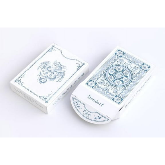 Dondorf Gilded Blue Playing Cards by Daniel Schneider