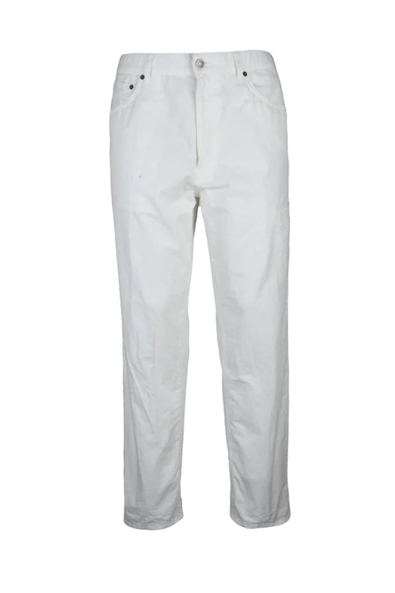 Pants Cotton/Silk - White (Men's)