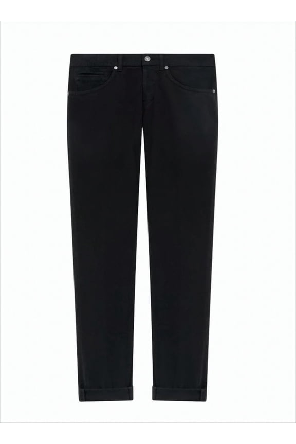 Slim-Fit Black Denim George Trousers (Men's)