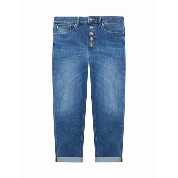 Dondup Straight-Leg Jeans With Mid-Rise Waist And Timeless Finish (Women's)