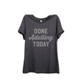 thumbnail image 1 of Done Adulting Today Women Relaxed T-Shirt Tee Charcoal Grey - 2XL, 1 of 3