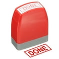 thumbnail image 1 of Done Notice Stamp Self Inking, Red Ink Office Stamps Pre Inked Message Stamp Refillable Business Stamp, Red, 1 of 6