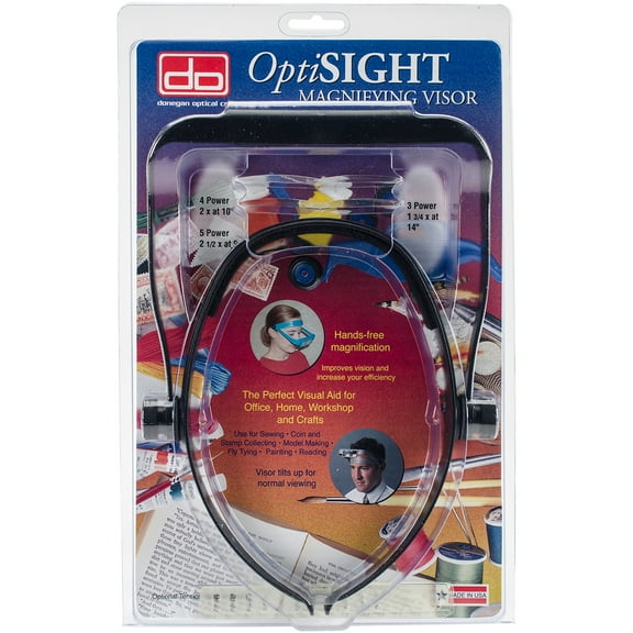 Donegan OptiSIGHT Magnifying Visor-Black