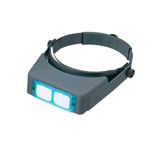 Donegan Optical OptiVISOR Binocular Magnifier-Lensplate #5 Magnifies 2.5x At 8"