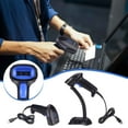 thumbnail image 1 of Donemore 1D Barcode Scanner, Handheld Wired CCD Barcode Reader Supports Screen Scan UPC Bar Code Reader for Warehouse, Library, Supermarket, 1 of 9