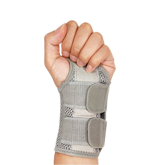 Donemore 1Pcs Carpal Tunnel Wrist Brace Night Support and Metal Splint Stabilizer with Compression Sleeve Shoulder Strap- Helps Relieve Tendinitis Arthritis Carpal Tunnel Syndrome Pain