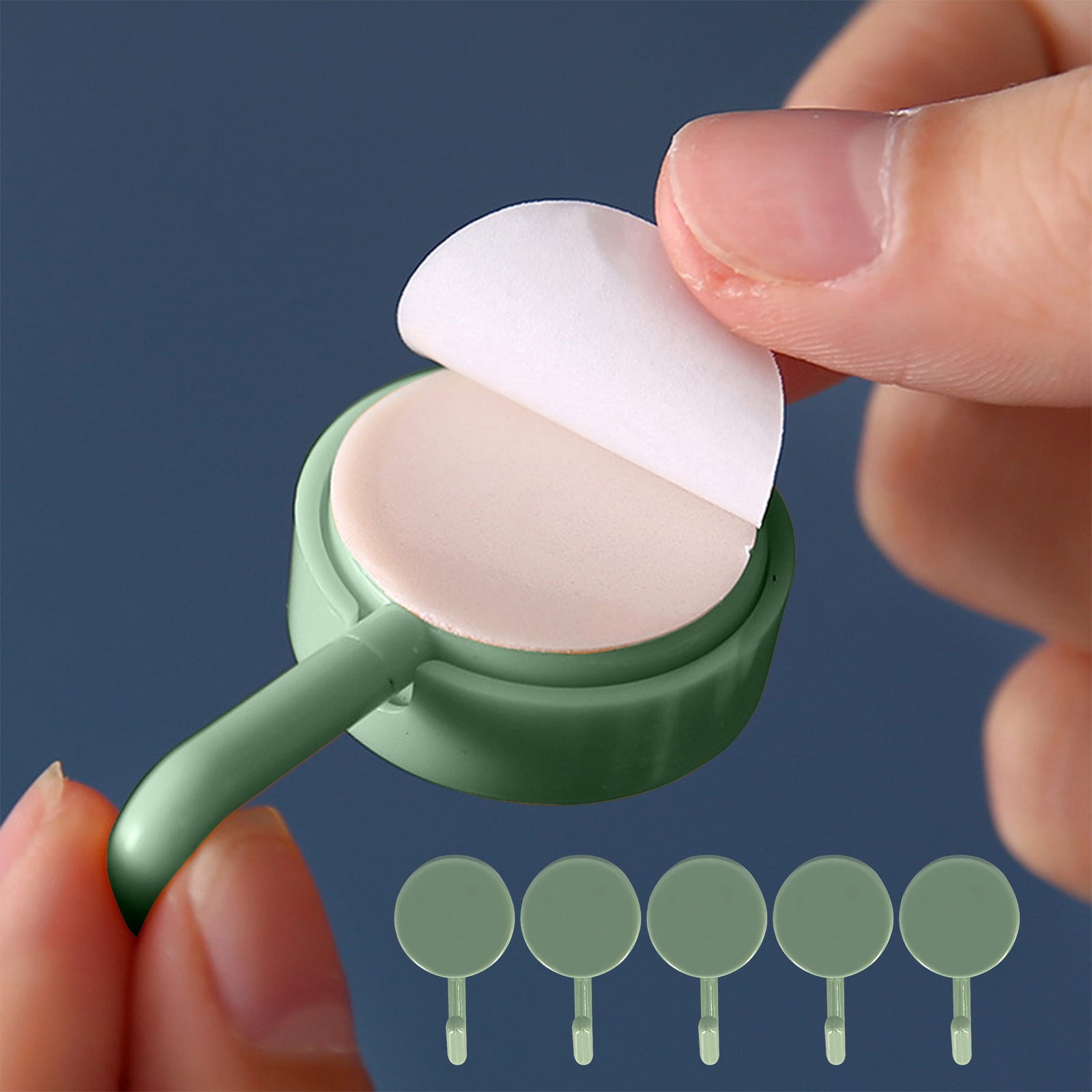 Donemore 5Pack Adhesive Hooks Heavy Duty Damage Free NoDrill Self