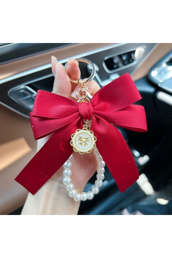 Donemore Bag Extender Chain Purse Strap Extenders for Handbags, Purse Extender Chain Replacement Small Bag Charms Purse Extender Accessories Bow Keychain Kits