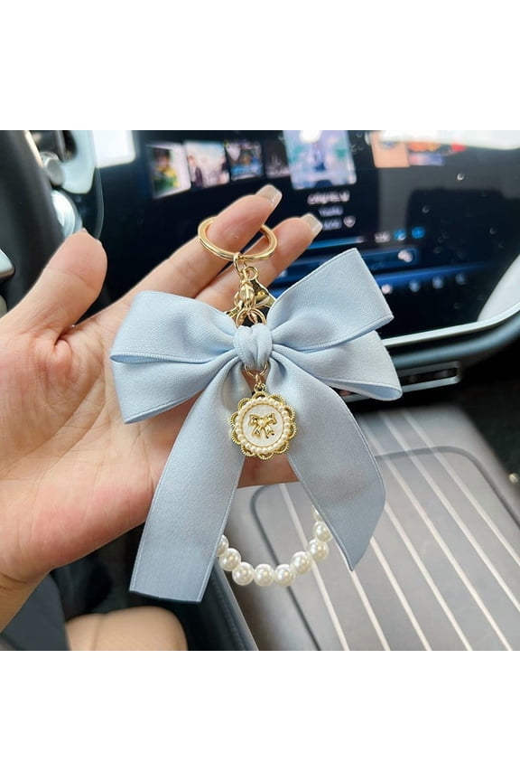 Donemore Bag Extender Chain Purse Strap Extenders for Handbags, Purse Extender Chain Replacement Small Bag Charms Purse Extender Accessories Bow Keychain Kits