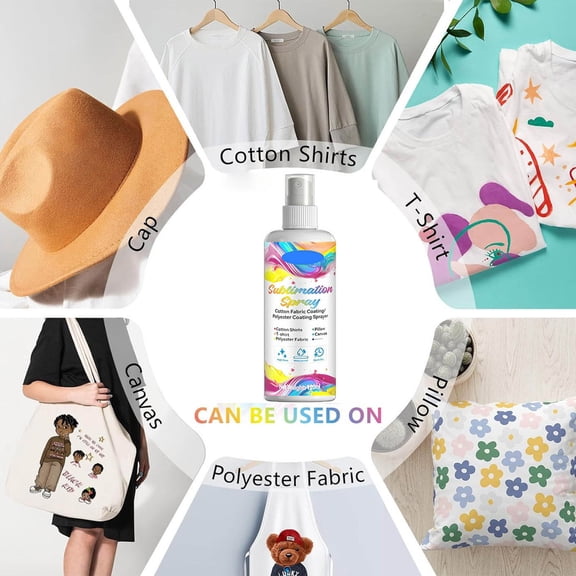 Donemore Blank Shirt Sublimation Coating Spray Liquid Home Craft Fabric Transfer DIY Iron Maintenance Care Tool Accent Display Supply