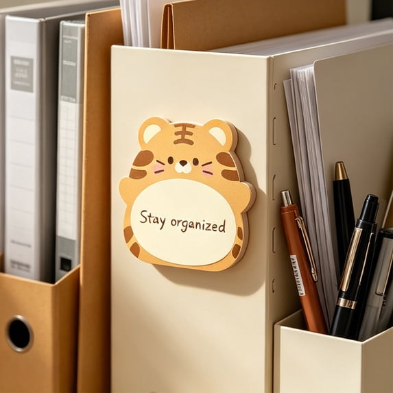 Donemore Clearance Cute Cartoon Animal Sticky Notes 20 Sheets Self-Adhesive Memo Pad Funny Kawaii Note Paper for Office Desk Planner Bookmark Journal Scrapbook Decoration