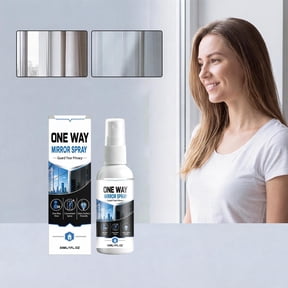 Donemore Clearance One Way Window Privacy Coating Spray Frosted Glass Film Effect for Outdoor View Block Clear Vision Easy Application 4.13x1.26 Inches