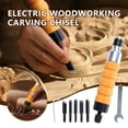 thumbnail image 1 of Donemore Electric Woodworking Chisel Carving Knife Tool Soft Shaft Carving Handle Chisel Carving Chisel Wood Carving Knife Table Grinding, 1 of 9