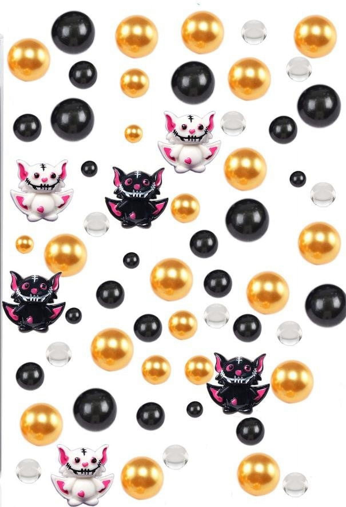 Donemore Halloween Vase Filler Decor Pumpkin Hat Floating Pearls