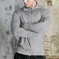 thumbnail image 1 of Donemore Hooded Long-Sleeve Workout Top Elastic Slim-Fit Gym Design Breathable Comfort & Modern Athletic Style, 1 of 9