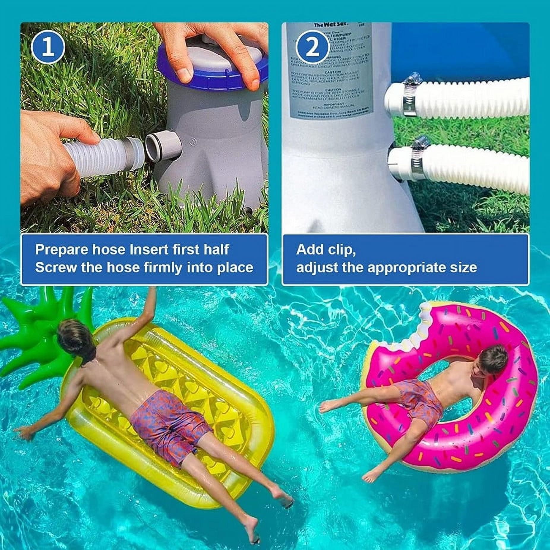 Hose Replacement Intex Hot Tub SPA Inflation Hose Plastic Inch