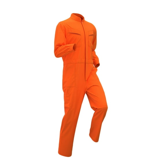 Donemore Men Casual Faddish Solid Long Sleeves Outwear Turndown Collar Blouse Zipper Multiple Pockets Pants