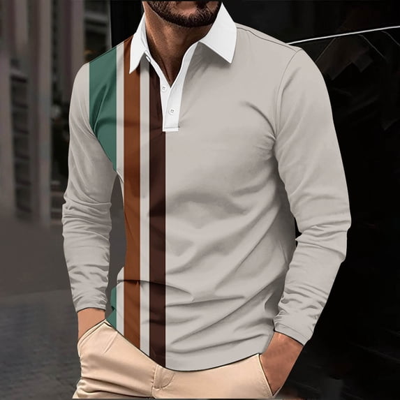 Donemore Men's Casual Button-Down Short Sleeve Shirt Multi-Color Printed Trendy Design Stylish Versatile Comfortable Top