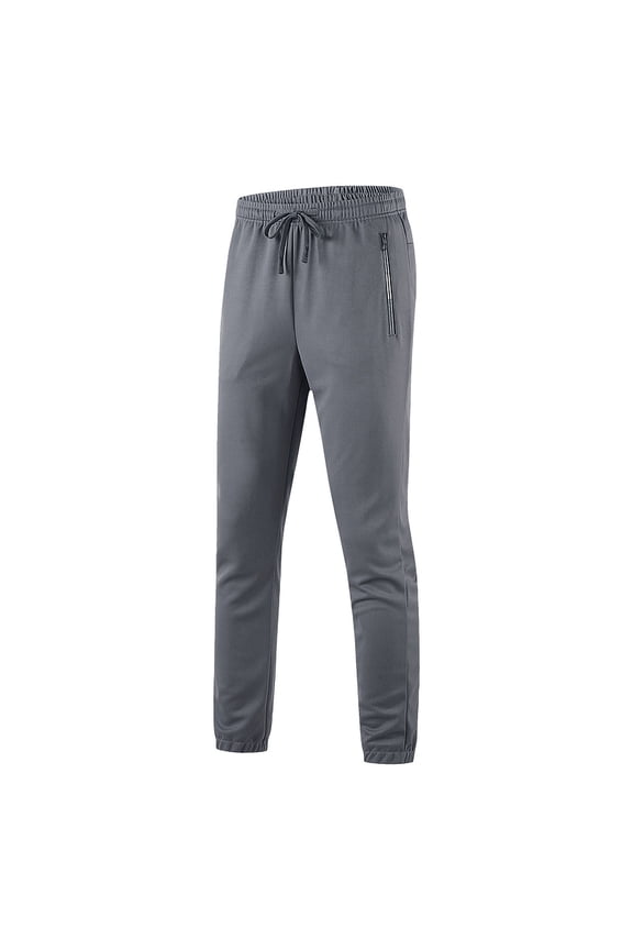 Men's Casual Sports Pants Gym Outdoor Running Breathable Stretch Trousers Solid Color Minimalist Modern Comfort Fit Versatile Bottoms