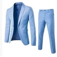 thumbnail image 1 of Donemore Men's Casual Suit Set,Single Button Design Wedding Groom Groomsmen Attire,Business Elegant Formal Wear, 1 of 2