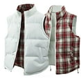 thumbnail image 1 of Donemore Men's Double-Sided Sleeveless Warm Cotton Vest Jacket Loose Fit Winter Outdoor Casual, 1 of 9
