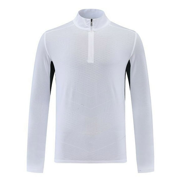 Donemore Men's Fashion Long Sleeve Stand Collar Sports Fitness Casual Shirt Breathable Quick-Dry Stretch Fabric Multi-Occasion Comfortable Versatile Men's Clothing