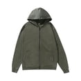 thumbnail image 1 of Donemore Men's Full-Zip Cotton Vintage Wash Hooded Sweatshirt Distressed Casual Pullover Jacket, 1 of 6