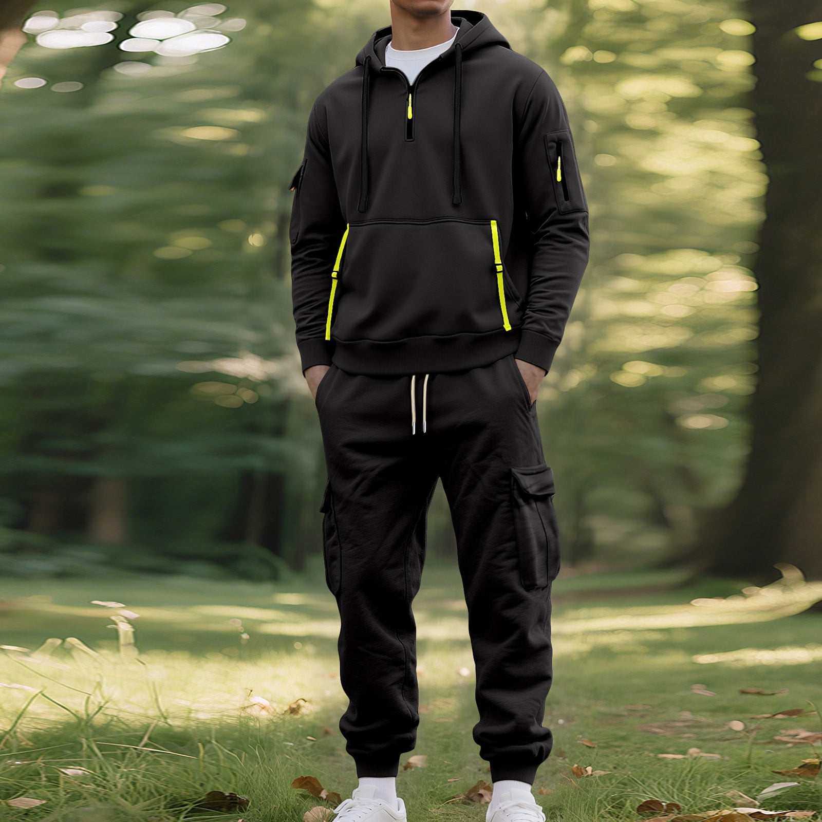 Donemore-Men-s-Half-Zip-Hooded