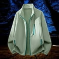 thumbnail image 1 of Donemore Men's Heavyweight Polar Fleece Baseball Jacket with Button Closure & Multiple Pockets, Solid Color Casual Long Sleeve Outerwear, 1 of 3