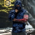 thumbnail image 1 of Donemore Men's Hooded Long-Sleeve Sun Protection Jacket with Face Cover Sleeve Design, Lightweight Breathable Fabric & UV Protection, Casual Minimalist Style, 1 of 3