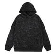 thumbnail image 1 of Donemore Men's Solid Color Huacotton Tie-Dye Long Sleeve Hooded Pullover Sweatshirt Casual Trendy Comfortable Versatile Design, 1 of 3