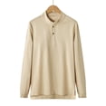thumbnail image 1 of Donemore Men's Solid Color Thermal V-Neck Pullover Sweater Thickened Casual Base Layer Top Simple Versatile Knitwear, 1 of 3