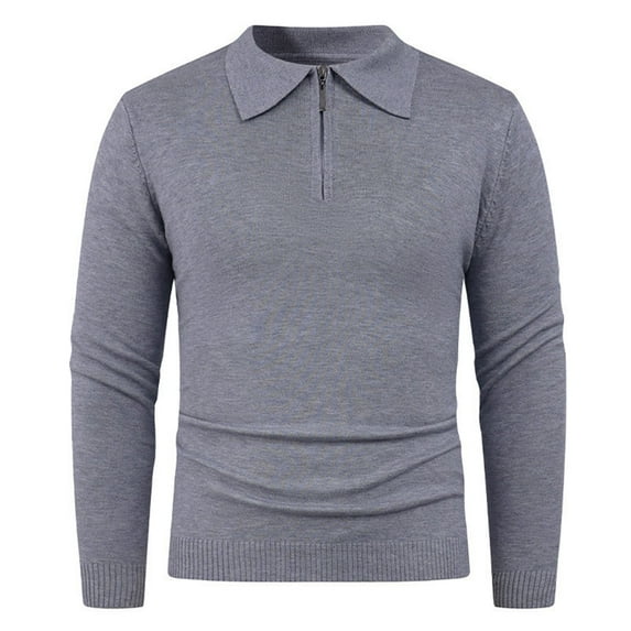 Donemore Men's Stretch Colorblock Sweater Long Sleeve Round Neck Casual Knit Pullover Acrylic Soft Lightweight Fall Winter