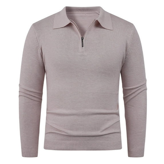 Donemore Men's Stretch Colorblock Sweater Long Sleeve Round Neck Casual Knit Pullover Acrylic Soft Lightweight Fall Winter