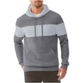 thumbnail image 1 of Donemore Men's Thermal Hoodie Waffle Knit Fleece Lined Comfort Fit Casual Athletic Pullover, 1 of 9