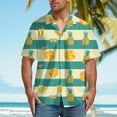 thumbnail image 1 of Donemore Men's Tropical Hawaiian Print Short Sleeve Button-Down Shirt Casual Vacation Resort Style Breathable Cotton Shirt with Loose Fit Trendy Men's Apparel, 1 of 5